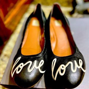 ELLEN DEGENERES ED LANGSTON BALLET FLATS